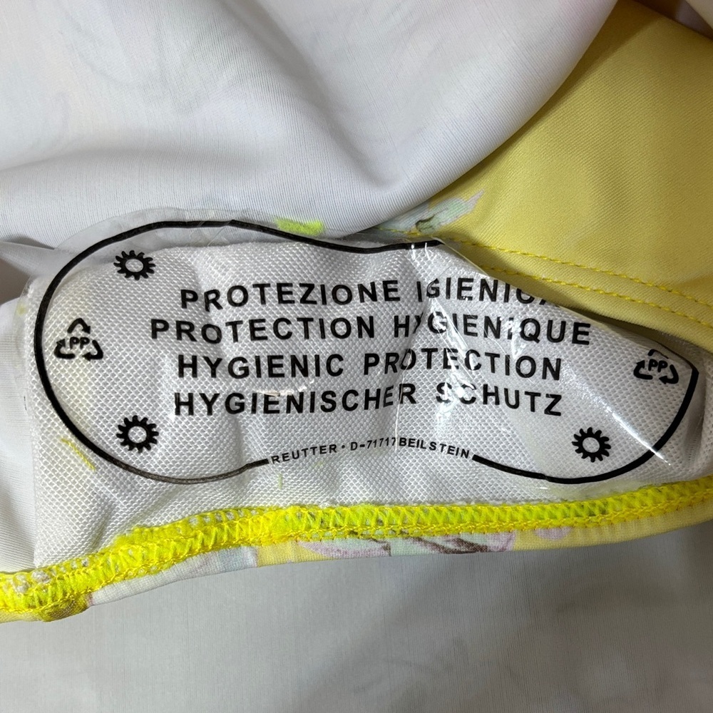 💐3/$15 Floral Yellow Bathing Suit Bottom Skirt - Picture 3 of 7